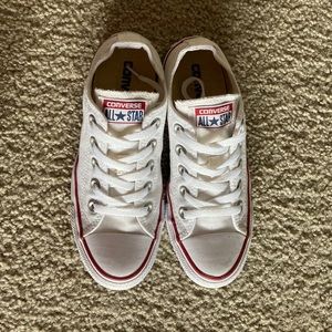 White All Star canvas Converse